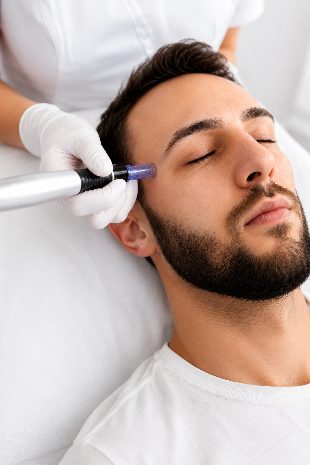 RF Microneedling treatment at Sasha Aesthetic Clinic, JVC Dubai