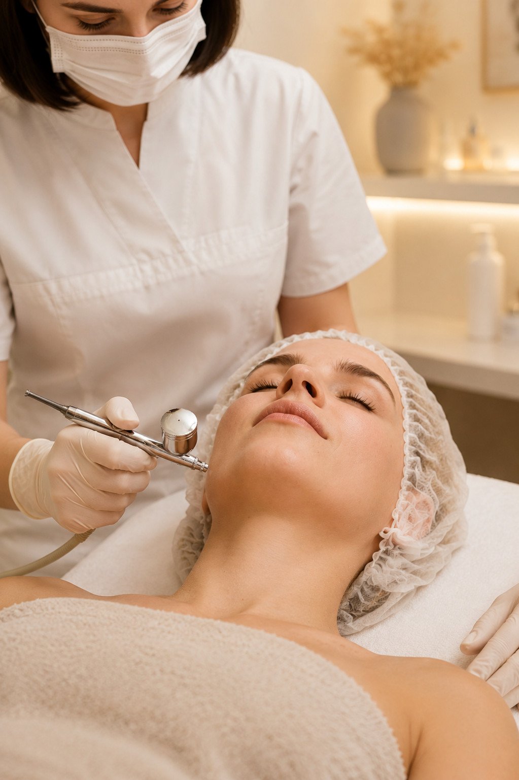 Advanced skin care treatment at Sasha Aesthetic Clinic JVC Dubai