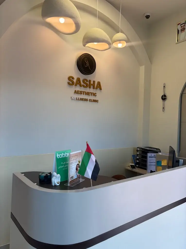 Face Fillers / Dermal Fillers 3 Interior of Sasha Aesthetic Clinic at Binghatti Corner, JVC, Dubai